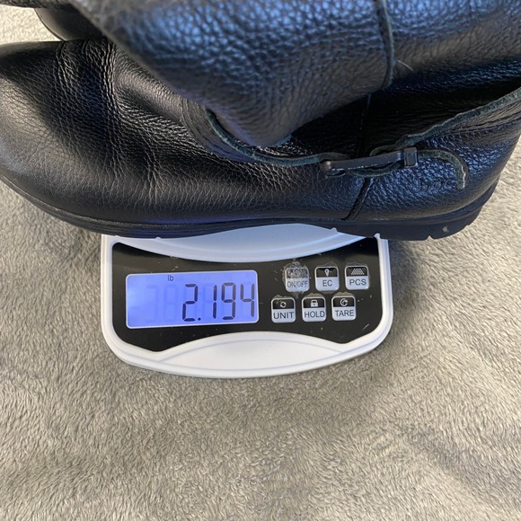 b.o.c. Tall Riding Boots Womens 6.5 Black Leather Z58503 Buckle Zip Equestrian - Picture 13 of 13